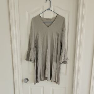 Flowy V-Neck Tunic Dress